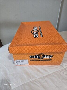 Mens Safe T Step Black size 13W Tennis Shoes.